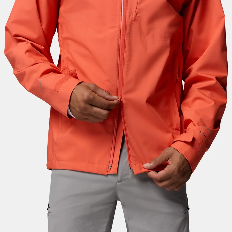 Columbia Orange Men's Trailborne Hiking Shell Jacket for Men | Best Price UAE